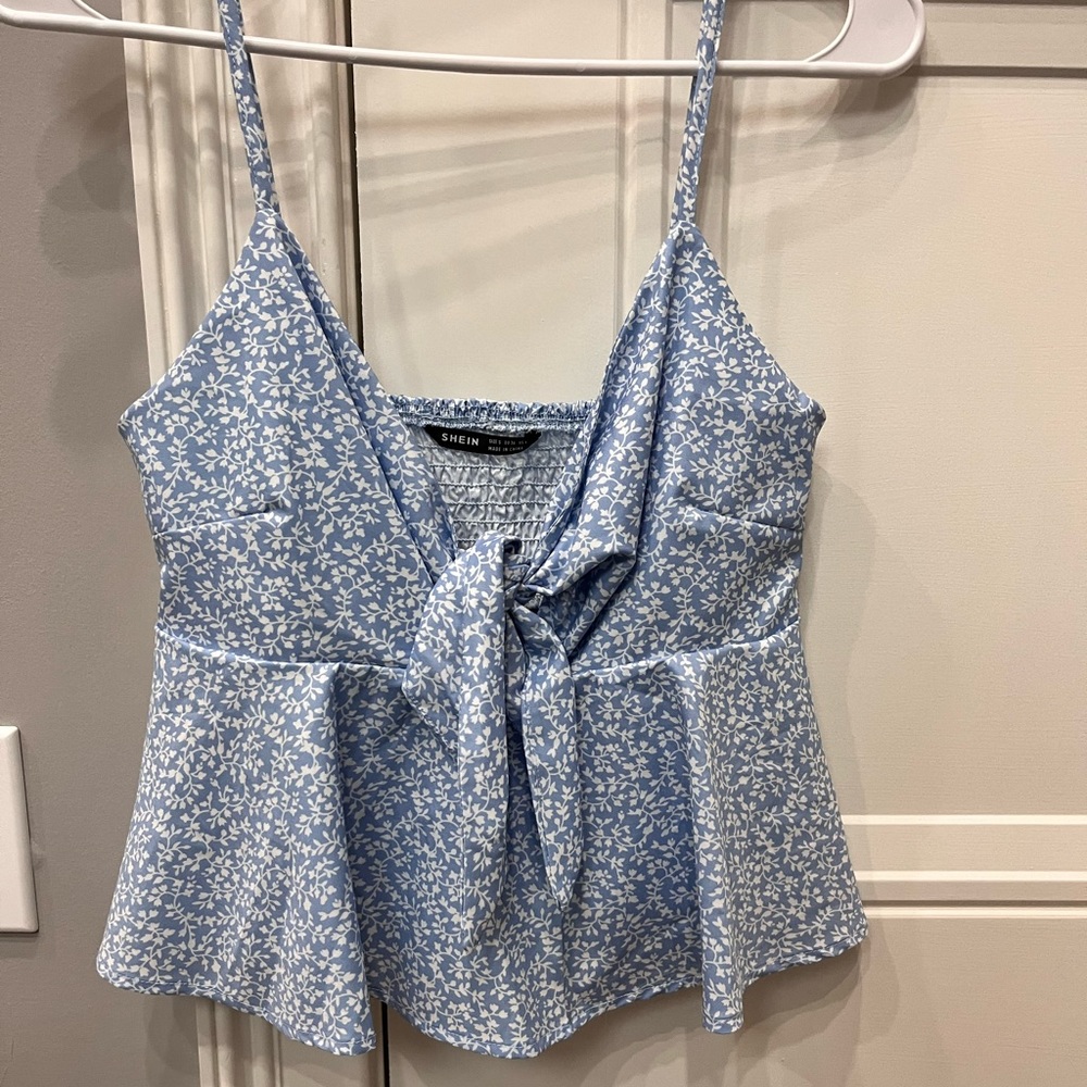 Blue tank top